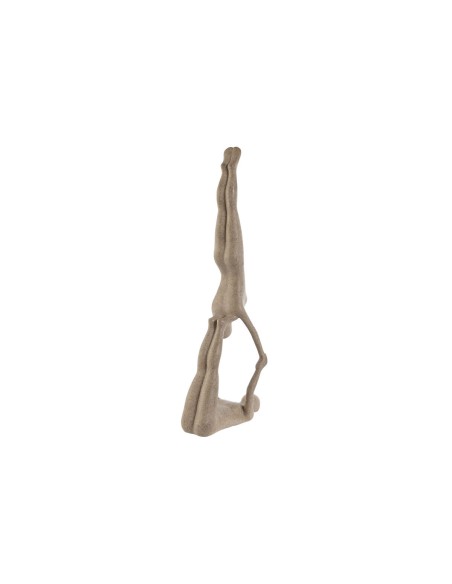 Figurine Décorative Home ESPRIT Beige Yoga 29,5 x 8 x 28 cm