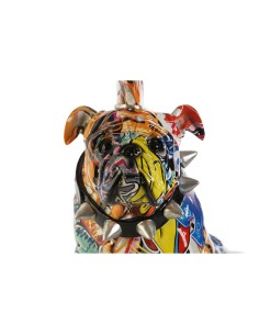 Figurine Décorative Home ESPRIT Multicouleur Chien 17 x 25 x 27 cm 2