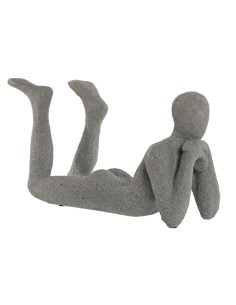 Figurine Décorative Home ESPRIT Gris 39 x 13,5 x 20,8 cm