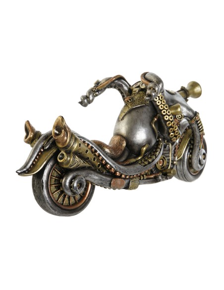 Figurine Décorative Home ESPRIT Gris Multicouleur Moto 30 x 11 x 14 cm
