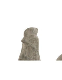 Figurine Décorative Home ESPRIT Gris Poule Finition vieillie 25 x 16 x 32 cm 2