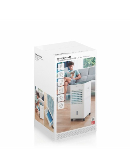 Climatiseur à Évaporation Portable Multifonction Airvecove InnovaGoods 5 L 65 W