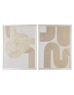 Cadre Home ESPRIT Moderne 62,3 x 3,6 x 82,5 cm (2 Unités)