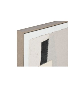 Cadre Home ESPRIT Abstrait Urbaine 82,3 x 4,5 x 82,3 cm (2 Unités) 2