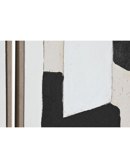 Cadre Home ESPRIT Abstrait Urbaine 82,3 x 4,5 x 82,3 cm (2 Unités)