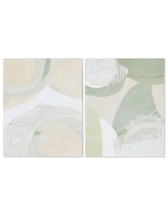 Cadre Home ESPRIT Abstrait Moderne 80 x 3,8 x 100 cm (2 Unités)