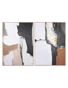 Cadre Home ESPRIT Abstrait Moderne 103 x 4,5 x 143 cm (2 Unités)