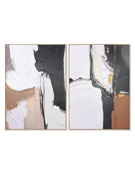 Cadre Home ESPRIT Abstrait Moderne 103 x 4,5 x 143 cm (2 Unités)