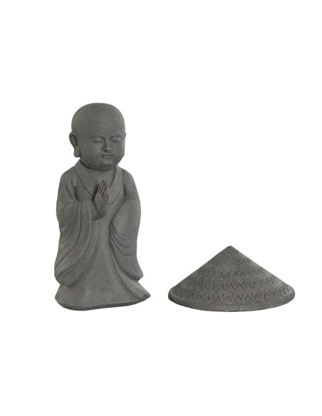 Figurine Décorative Home ESPRIT Gris Moine Oriental 30 x 30 x 51 cm