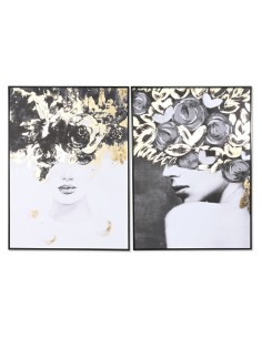 Cadre Home ESPRIT Femme 103 x 4,5 x 143 cm (2 Unités)