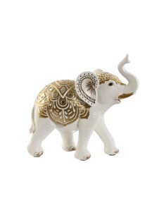 Figurine Décorative Home ESPRIT Doré Eléphant 15 x 6 x 14 cm