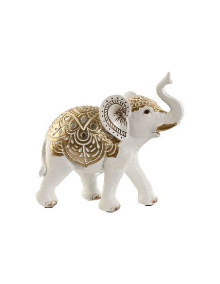 Figurine Décorative Home ESPRIT Doré Eléphant 15 x 6 x 14 cm