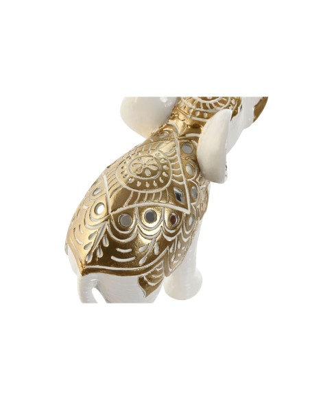 Figurine Décorative Home ESPRIT Doré Eléphant 15 x 6 x 14 cm