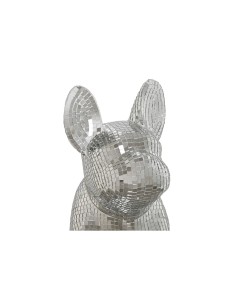 Figurine Décorative Home ESPRIT Argenté Chien 28 x 17 x 33 cm 2