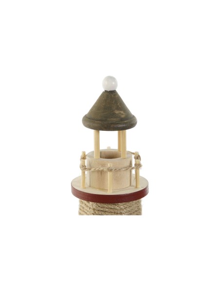 Décoration lumineuse Home ESPRIT Bois Aluminium Phare 20 x 20 x 30,5 cm (2 Unités)