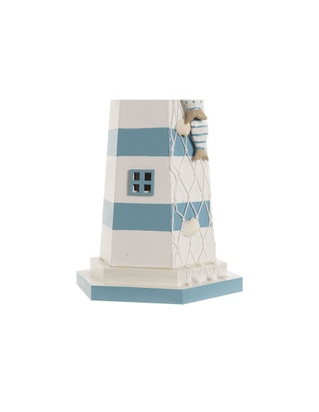Décoration lumineuse Home ESPRIT Bois Marin Phare 14 x 14 x 40 cm (2 Unités)