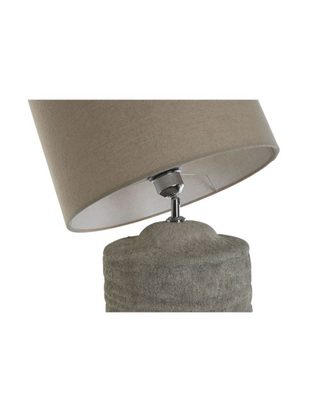 Lampe de bureau Home ESPRIT Gris Ciment 50 W 220 V 24 x 24 x 82 cm