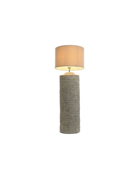 Lampe de bureau Home ESPRIT Gris Ciment 50 W 220 V 24 x 24 x 82 cm