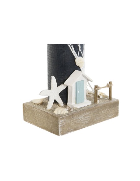 Figurine Décorative Home ESPRIT Bleu Blanc Rouge 11 x 7,5 x 36,5 cm (2 Unités)