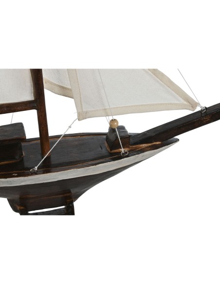 Figurine Décorative Home ESPRIT Blanc Marron méditerranéen 55 x 8 x 70 cm (3 Pièces)