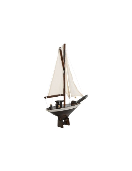 Figurine Décorative Home ESPRIT Blanc Marron méditerranéen 55 x 8 x 70 cm (3 Pièces)