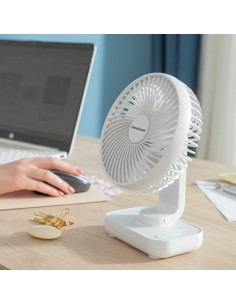 Ventilateur de Bureau Rechargeable Fanrec InnovaGoods Ø5,4'' 3600 mAh / 13,3 W