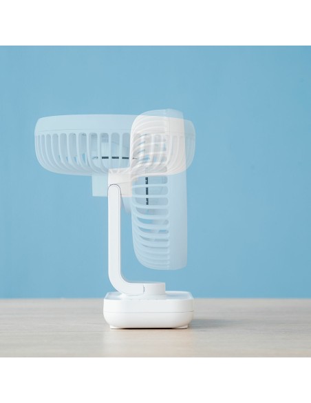 Ventilateur de Bureau Rechargeable Fanrec InnovaGoods Ø5,4'' 3600 mAh / 13,3 W