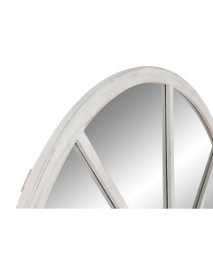 Miroir mural Home ESPRIT Blanc Sapin Miroir Néoclassique Fenêtre 150 x 3,5 x 186 cm 2