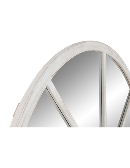 Miroir mural Home ESPRIT Blanc Sapin Miroir Néoclassique Fenêtre 150 x 3,5 x 186 cm