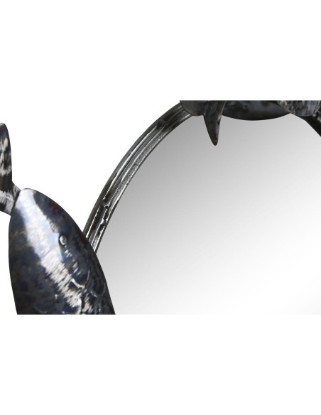 Miroir mural Home ESPRIT Argenté Poissons 70 x 10 x 110 cm 70 x 10 x 100 cm