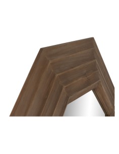 Miroir mural Home ESPRIT Marron Naturel Moderne 119 x 9 x 119 cm 2