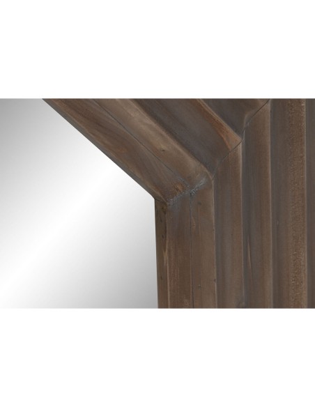 Miroir mural Home ESPRIT Marron Naturel Moderne 119 x 9 x 119 cm