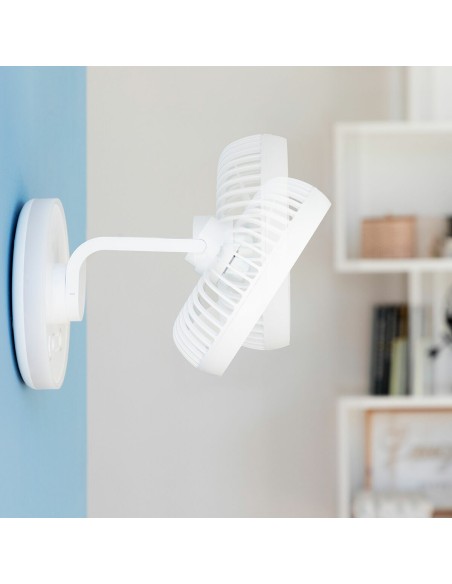 Ventilateur de Bureau Rechargeable avec LED FanLed InnovaGoods Ø6,6'' 4000 mAh