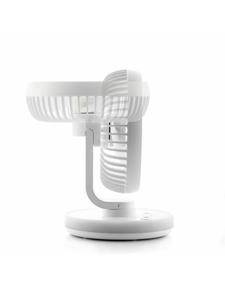 Ventilateur de Bureau Rechargeable avec LED FanLed InnovaGoods Ø6,6'' 4000 mAh