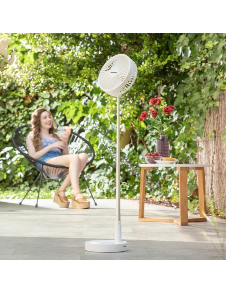 Ventilateur Rechargeable Pliable 3 en 1 Fandle InnovaGoods Ø7,7'' 7200 mAh