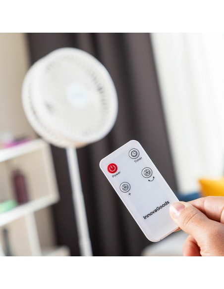 Ventilateur Rechargeable Pliable 3 en 1 Fandle InnovaGoods Ø7,7'' 7200 mAh