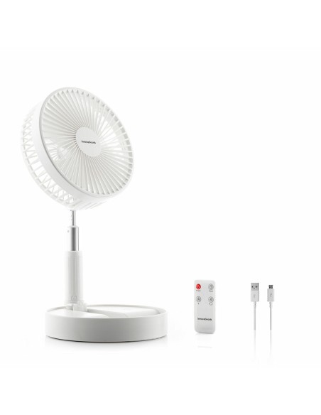 Ventilateur Rechargeable Pliable 3 en 1 Fandle InnovaGoods Ø7,7'' 7200 mAh