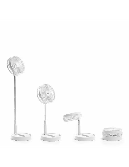 Ventilateur Rechargeable Pliable 3 en 1 Fandle InnovaGoods Ø7,7'' 7200 mAh