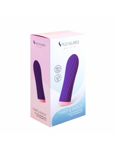 Vibromasseur à boules S Pleasures Violet Lila (8,5 x 2,5 cm)