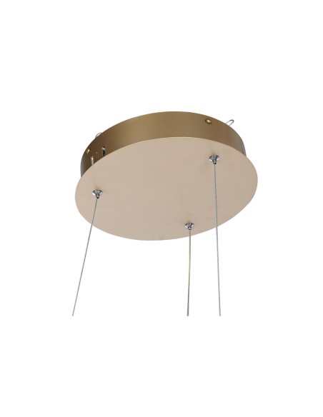 Suspension Home ESPRIT Blanc Doré Silicone Aluminium 55 W 80 x 80 x 20 cm