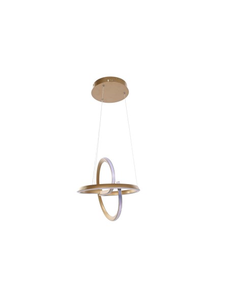 Suspension Home ESPRIT Blanc Doré Silicone Aluminium 55 W 40 x 40 x 42 cm
