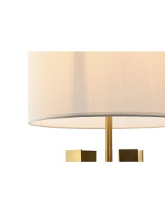 Lampe de bureau Home ESPRIT Blanc Doré Fer 50 W 220 V 35 x 35 x 78 cm 2
