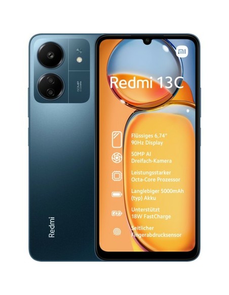 Smartphone Xiaomi Redmi 13C 6,7" MediaTek Helio G85 8 GB RAM 256 GB Bleu