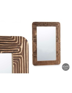 Miroir mural 43 Marron 90 x 60 x 2 cm Rectangulaire 2