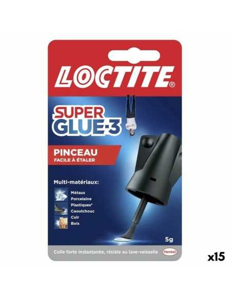 Adhésif instantané Loctite Super Glue-3 5 g (15 Unités)