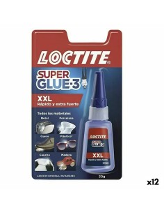Adhésif instantané Loctite Super Glue-3 XXL 20 g (12 Unités)