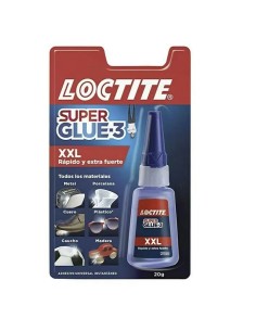 Adhésif instantané Loctite Super Glue-3 XXL 20 g (12 Unités) 2