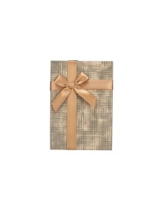 Set de boîtes décoratives Pincello 138 Marron Noir Carton Rayures Lien 3 Pièces 2