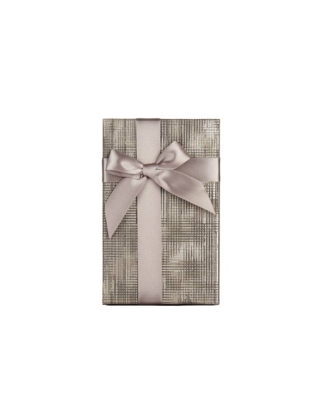 Set de boîtes décoratives Pincello 137 Anthracite Carton Rayures Lien 3 Pièces