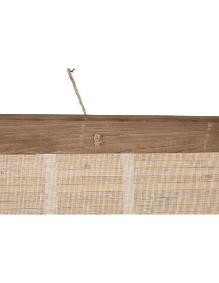 Décoration murale Home ESPRIT Noir Naturel Mappemonde 149 x 2 x 105 cm
